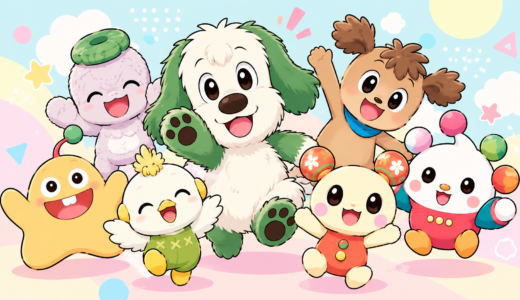 いないいないばあっ！歴代キャラクター一覧｜ペンタからぽぅぽまで30年の歴史